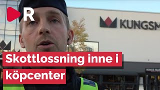 Polisen kommenterar skottlossningen i köpcentret Kungsmässan [upl. by Darbie343]