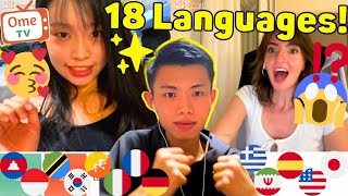 What If POLYGLOT Speaks Different Languages to Strangers  Omegle [upl. by Talley]