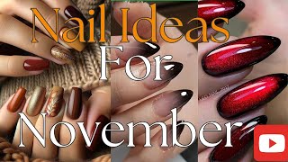 Nail ideas for November seasonNail Art DesignJiya Khan [upl. by Eniar]