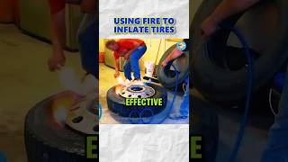 Using Fire to Inflate Tires  FactHub facts amazingfacts [upl. by Yellat532]