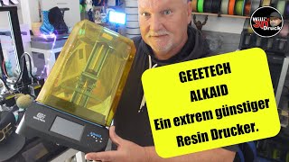 Geeetech Alkaid LCD 3D Resin Drucker Wie gut ist er wirklich [upl. by Diley]