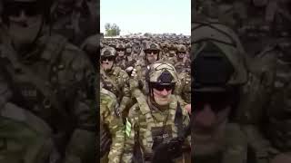 The Chechen National Army military army islam russia chechen islamicshorts [upl. by Enelak]