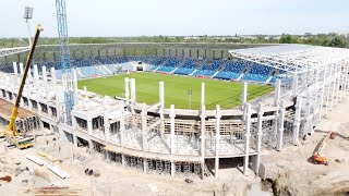 120 Budowa stadionu Wisły Płock  19052022 [upl. by Limemann]