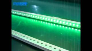 IP67 Aluminum Linear LED Wall Washing Light with RGB Colorchange and DMX control [upl. by Triny877]