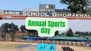 Ghorakhal Sainik School Annual Sports Day 2023 [upl. by Bautram]