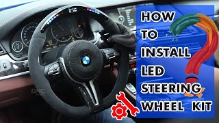 How to Install LED Steering Wheel Kit OHC Motors NEW [upl. by Weide]