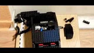 New Lego Airbag System 2900 psi 200 bar compressed air Lego Car Crashtest [upl. by Ratcliff]