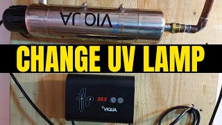 Easy UV Lamp Replacement 2024  VIQUA Lamp and Quartz Sleeve [upl. by Qifahs879]