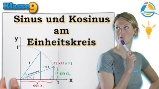 Sinus und Kosinus Einheitskreis Trigonometrie  Klasse 9 ★ Wissen [upl. by Ahswat455]