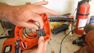 Black amp Decker reciprocating saw switch replacement [upl. by Eillas]