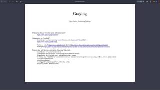 01 Introduction  Graylog [upl. by Cordell]