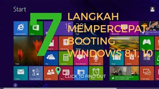 cara mempercepat loading dan startup windows 81 [upl. by Egamlat684]