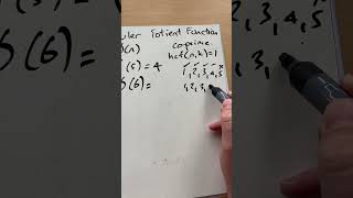 Eulers totient function Phi of n alevelmaths furthermaths primes [upl. by Anial]