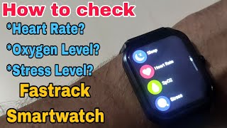 How to check heart rate in Fastrack smartwatch [upl. by Bale]