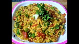 Masala Oats  Microwave Recipe  Easy amp Quick  Healthy Recipe [upl. by Birch]