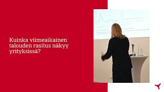 Atradius riskienhallinnan lounastilaisuus  Leena Mörttinen [upl. by Eladnyl]