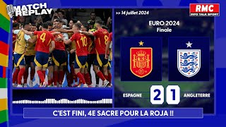 EspagneAngleterre  Le goal replay RMC de la finale de lEuro 2024 [upl. by Tizes]