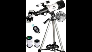 Gskyer Telescope 70400 Astronomical Refracting Telescope [upl. by Ylrbmik636]