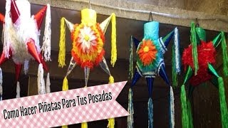 Como Hacer Piñatas Para Tus Posadas [upl. by Carbo534]