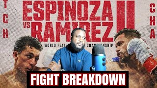 RAFAEL ESPINOZA VS ROBEISY RAMIREZ BREAKDOWN [upl. by Maples615]