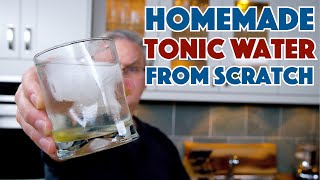 🍸 How To Safely Make Tonic Water At Home  Glen And Friends Cooking  Homemade Cinchona Tonic [upl. by Craggy]