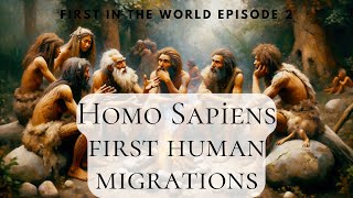 First Human Migrations amp Homo Sapiens [upl. by Kcorb]