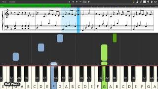 Måneskin  Le parole lontane  Piano tutorial and cover Sheets  MIDI [upl. by Symer]