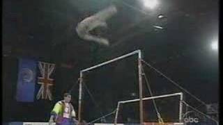 Lilia Podkopayeva  1996 European Championships AA  Uneven Bars [upl. by Carolee162]