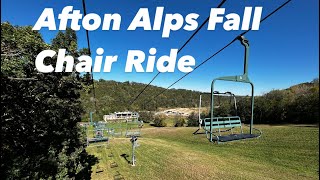 Afton Alps Ski Swap Chair Ride [upl. by Nairdad]