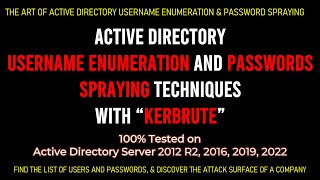 Cyber Security 2024  Active Directory Username Enumeration amp Password Spraying using Kerbrute Tool [upl. by Boar]