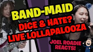 BANDMAID  Dice amp Hate at Lollapalooza 2023  Roadie Reacts [upl. by Mharg]