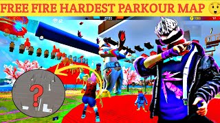 FREE FIRE HARDEST PARKOUR MAP 🥵  F NEW CRAFTLAND MAP  PARKOUR 2024 [upl. by Colt978]