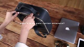 What’s in My Kaya Laptop Backpack [upl. by Clintock]