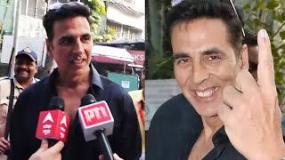 Akshay Kumar Casts His Vote In Maharashtra Assembly Elections 2024 [upl. by Audrey]