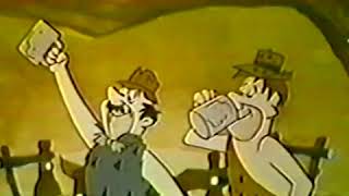 Flintstones Commericals for Beer and Cigarettes [upl. by Mohun]