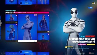 Fortnite Chapter 3 Season 1 All Battle Pass Rewards Showcase [upl. by Derayne]