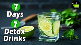 7 Day Detox Drink  Weight Loss Recipes  Detox Drinks To Lose Weight  Fat Cutter Drink [upl. by Flieger983]