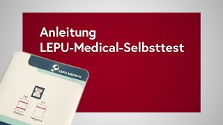 AntigenSelbsttests für Schülerinnen und Schüler – Anleitungsvideo LEPUMedicalSelbsttest [upl. by Akeimahs]