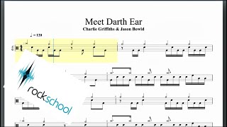 Meet Darth Ear Rockschool Grade 8 Drums [upl. by Jegar]