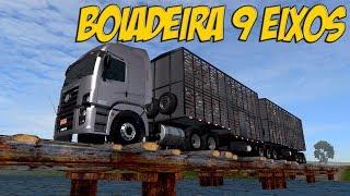 TRANSPORTANDO GADO  VW 26420 9 EIXOS  MATO GROSSO BR 163  ETS 2 MODS [upl. by Reniti]