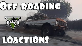 BEST OFFROADING SPOTS GTA 5 ONLINE [upl. by Pronty]