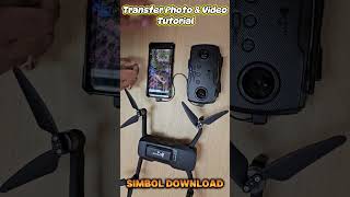 Transfer Photos and Videos Tutorial hubsanmalaysia hubsan drone [upl. by Akirahc]