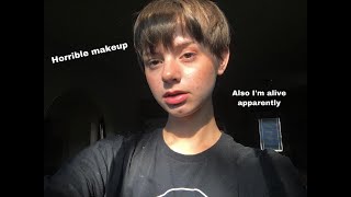 Simple Androgynous Makeup Tutorial  Caiden Louis [upl. by Gary]