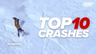 The Biggest Crashes of the Season I FWT23 Top 10 Crashes [upl. by Ymeon306]