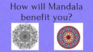 What is Mandala How Mandala is related psychology Reduce stress and anxiety  Increase calmness [upl. by Koziara]