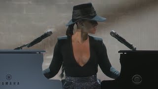 Alicia Keys playing two pianos [upl. by Euqinom]