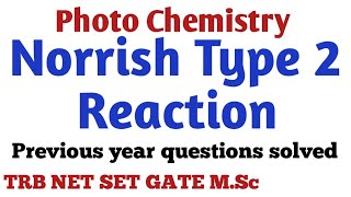 Norrish type2 reactionPhoto Chemical reactionTamilSANTHOSHCHEMISTRY [upl. by Hajile378]