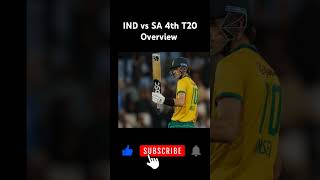 IND vs SA 4th T20I Overview cricket views shorts viralshorts cricketnews india southafrica [upl. by Fleece]