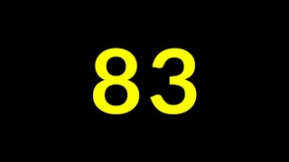 83 Second Countdown Timer With Sound Effect [upl. by Sophia]