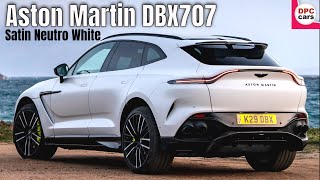 New 2023 Aston Martin DBX707 SUV in Satin Neutro White [upl. by Goodhen]